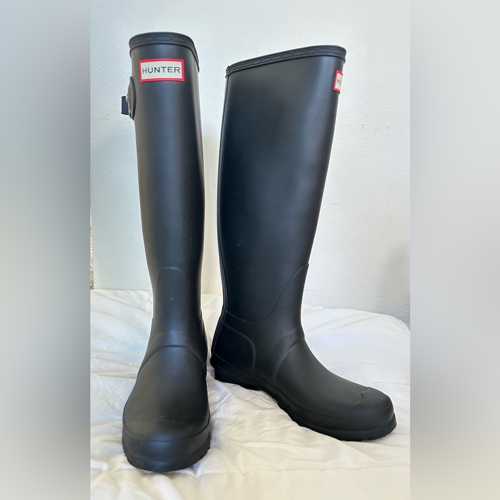 Hunter Original Tall Black Rain Boots - Women’s Size 5 US/ 36 EU